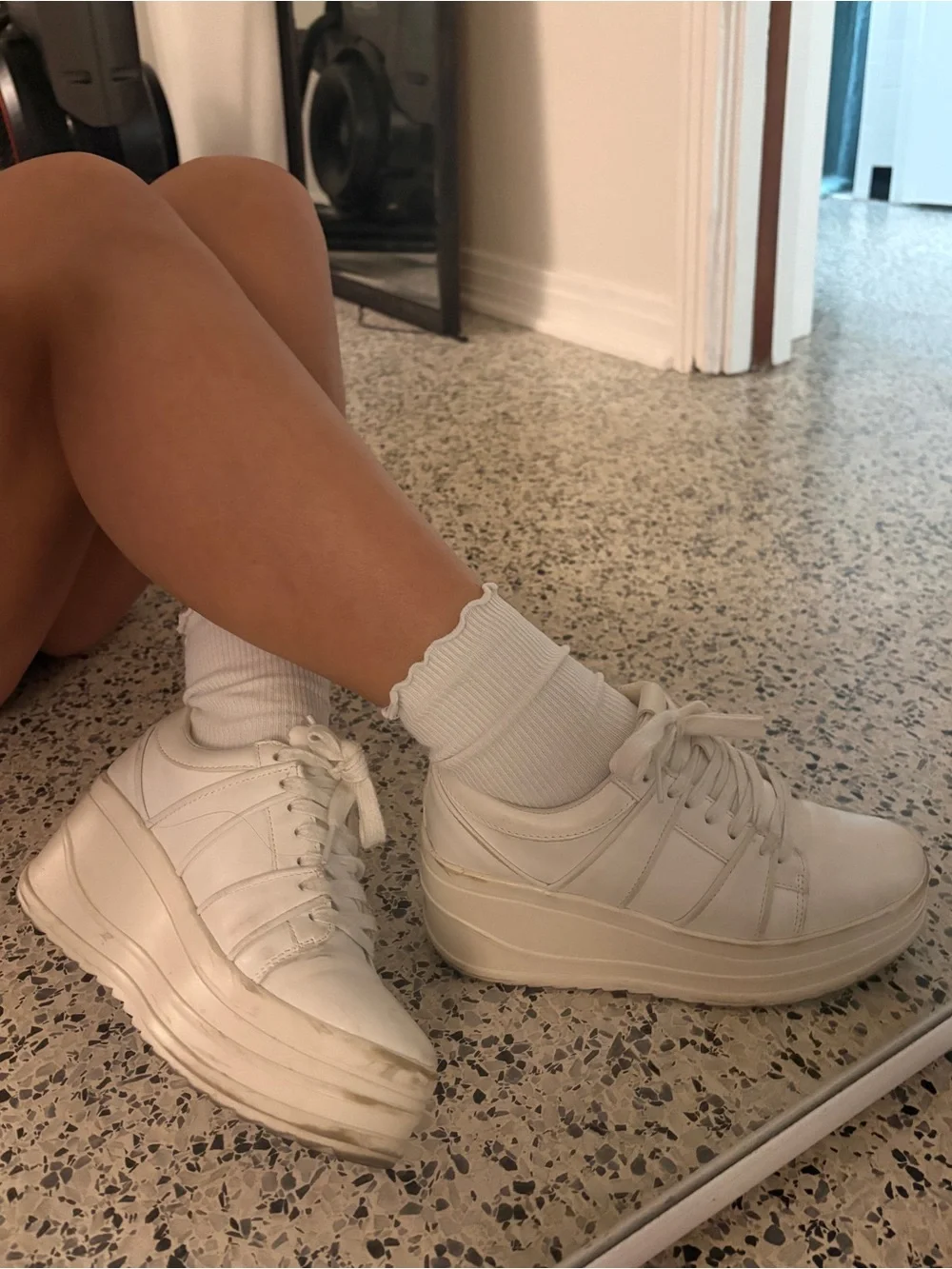 ZARA TRF Platform Sneakers